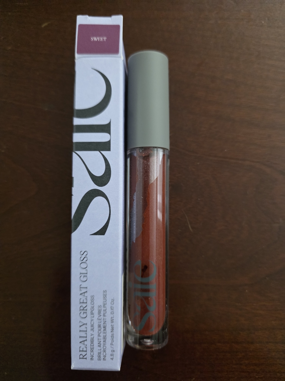 Saie Beauty Really Great Gloss Lip Gloss in Sweet - Brown Shade